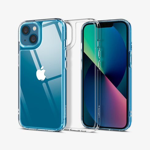 ACS03214 - iPhone 13 Pro Max Case Quartz Hybrid in crystal clear showing the back
